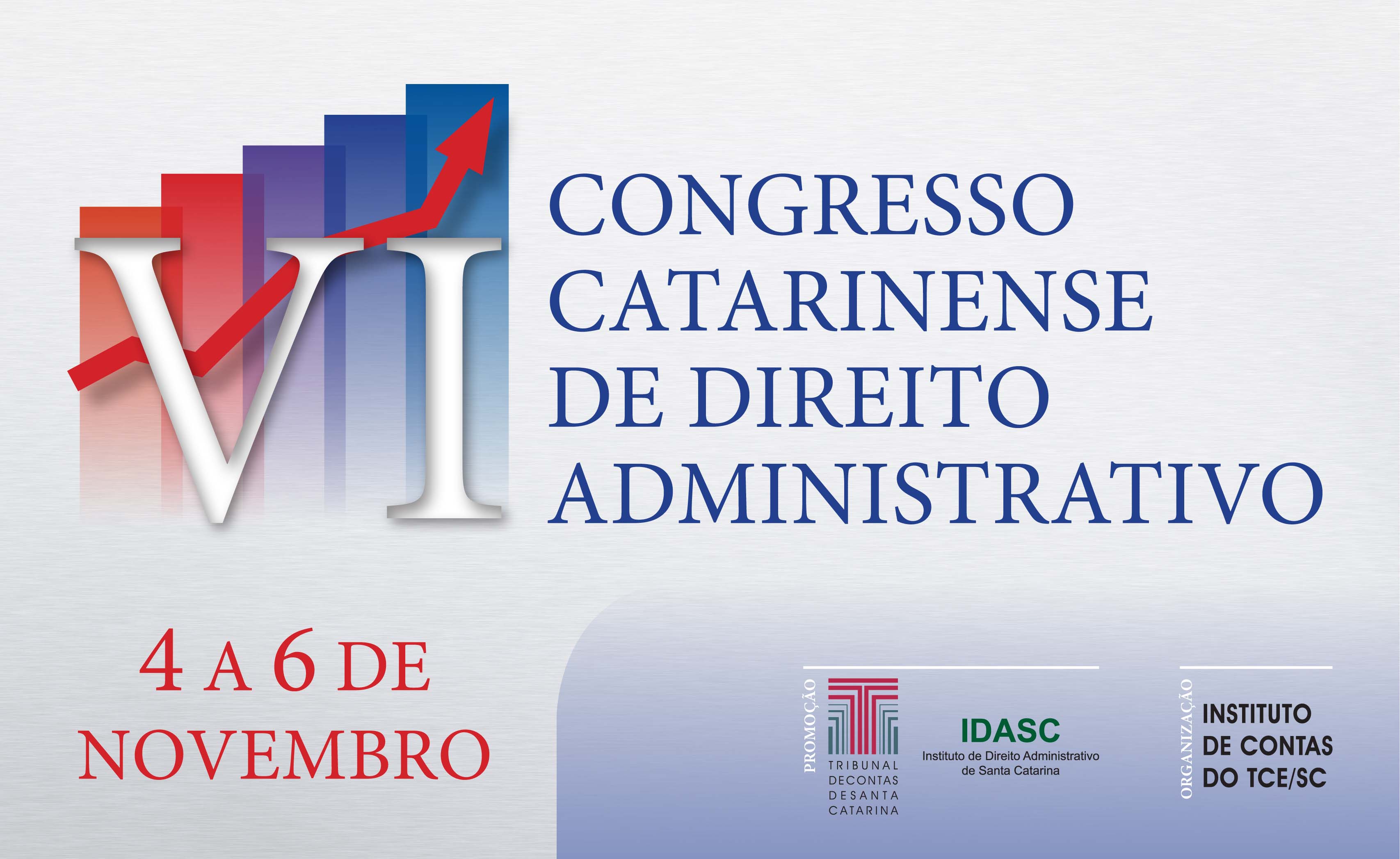 TCE/SC e Idasc promovem VI Congresso Catarinense de Direito Administrativo de 4 a 6 de novembro