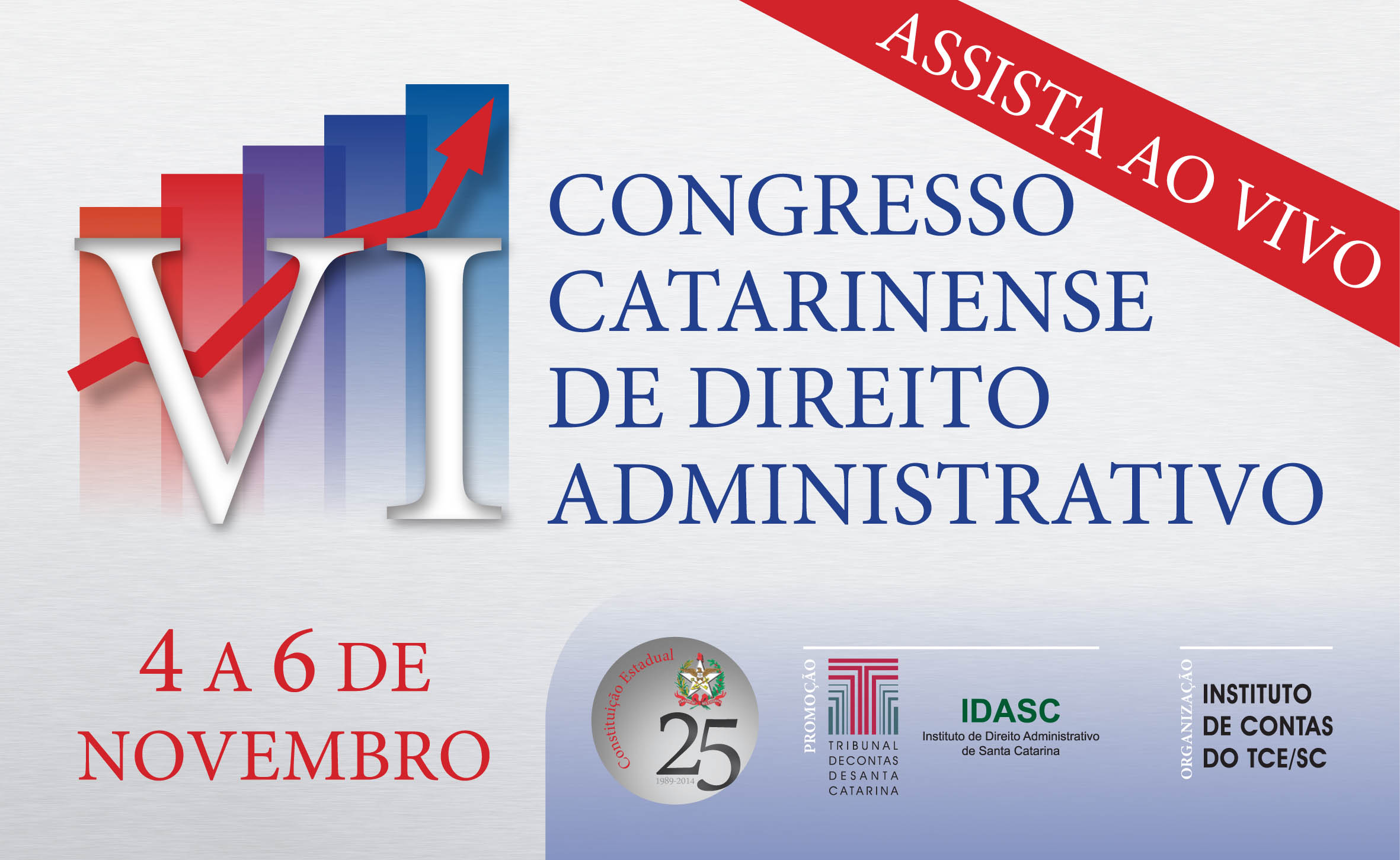 Assista ao vivo o VI Congresso Catarinense de Direito Administrativo